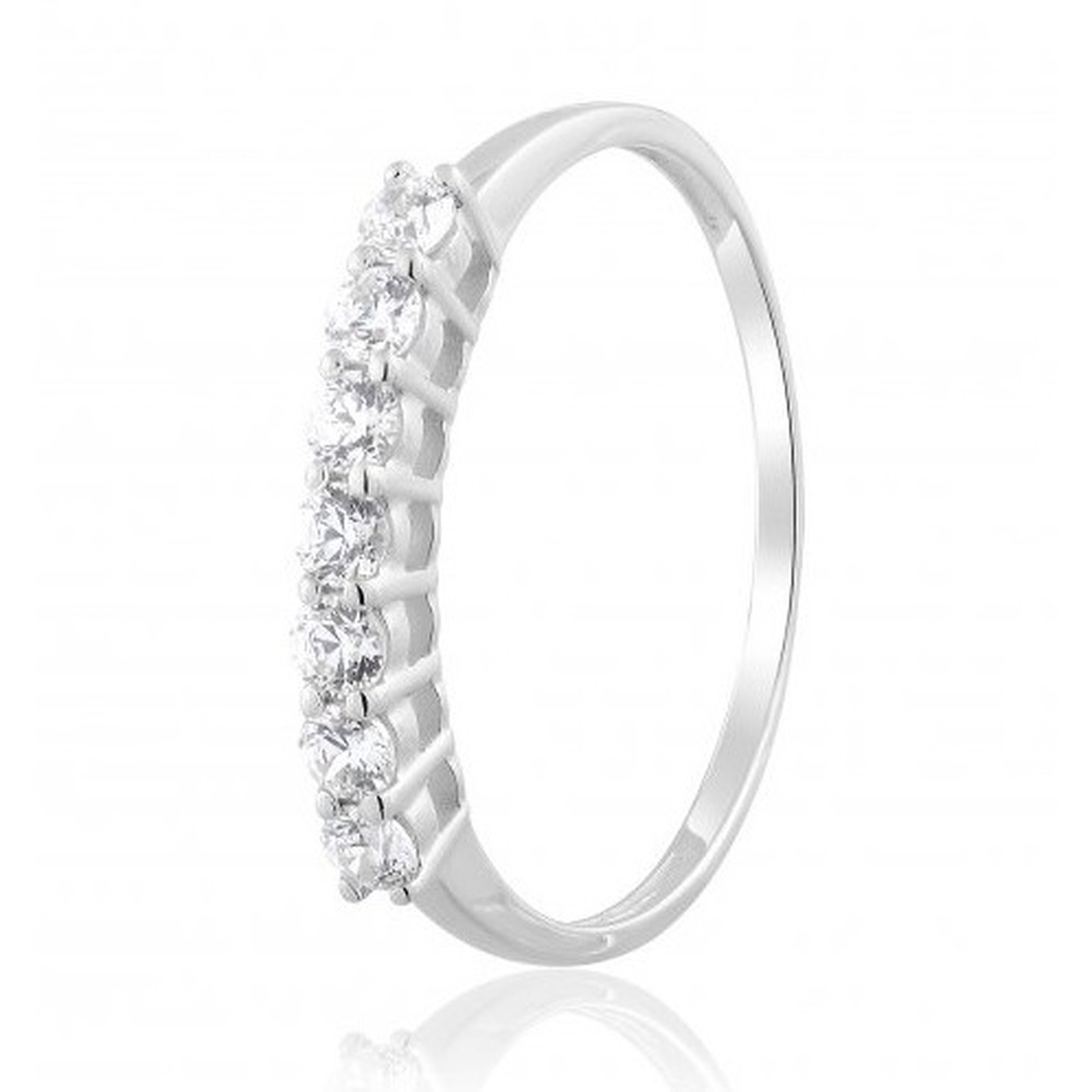 

Кольцо из белого золота с Swarovski Zirconia 1641288, размер 18