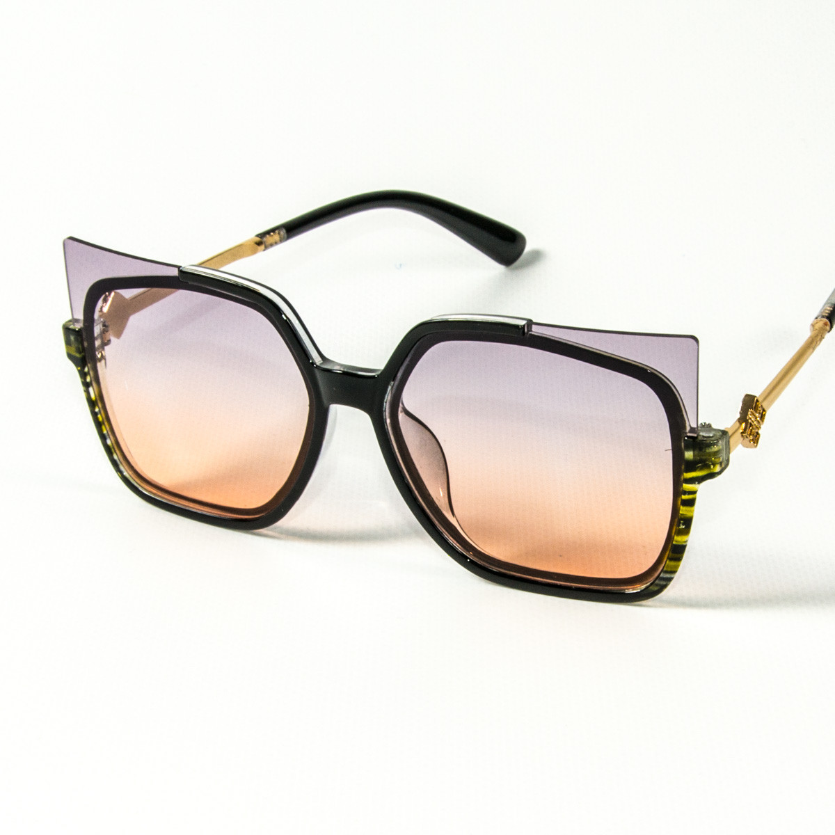 

Женские солнцезащитные очки кошачий глаз 2346/2 фиолетово-оранжевые