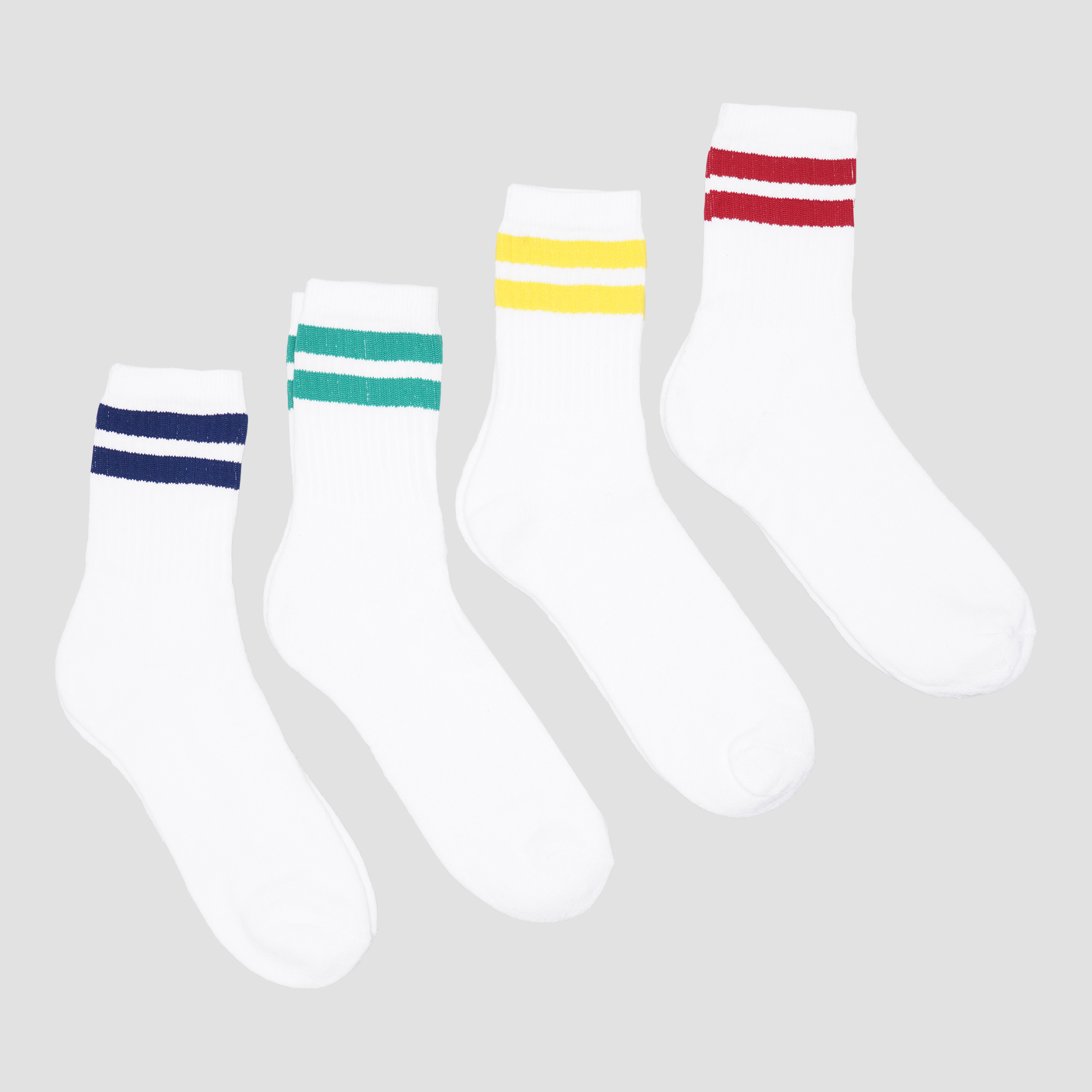 

Набор носков C&A 2909-951-64-26105-502 - 4 пары Белый/Полоска, Набор носков C&A 2909-951-64-26105-502 43-46 4 пары Белый/Полоска