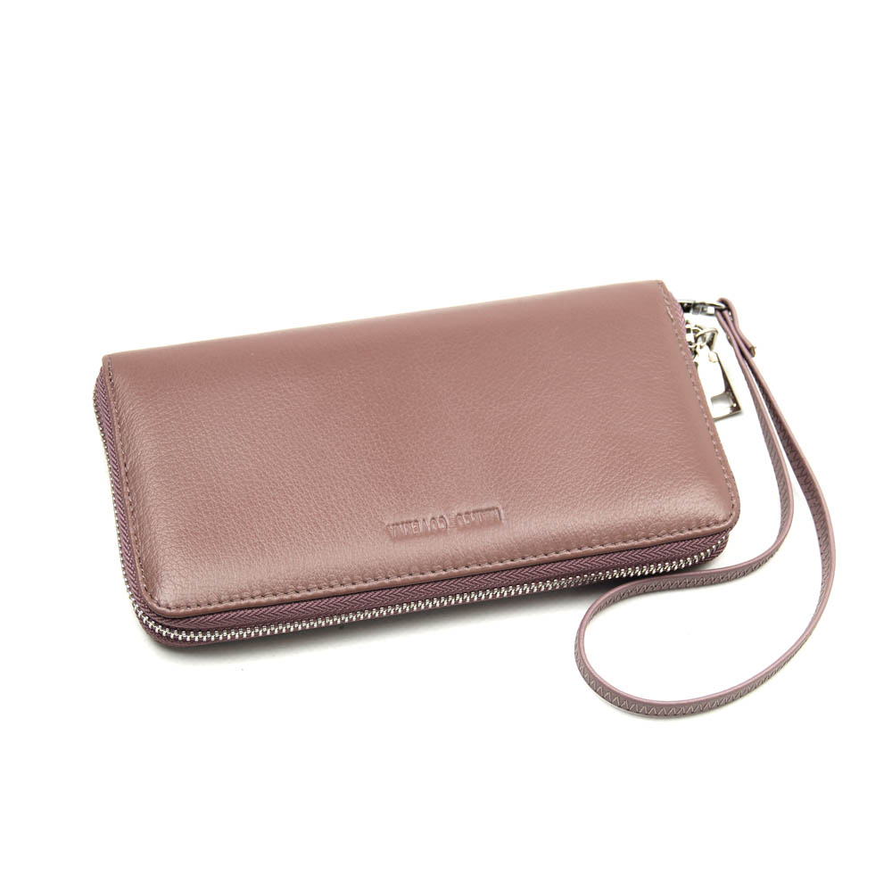 

Женский кожаный кошелек-клатч Marco Coverna (7003p-6) пудровый