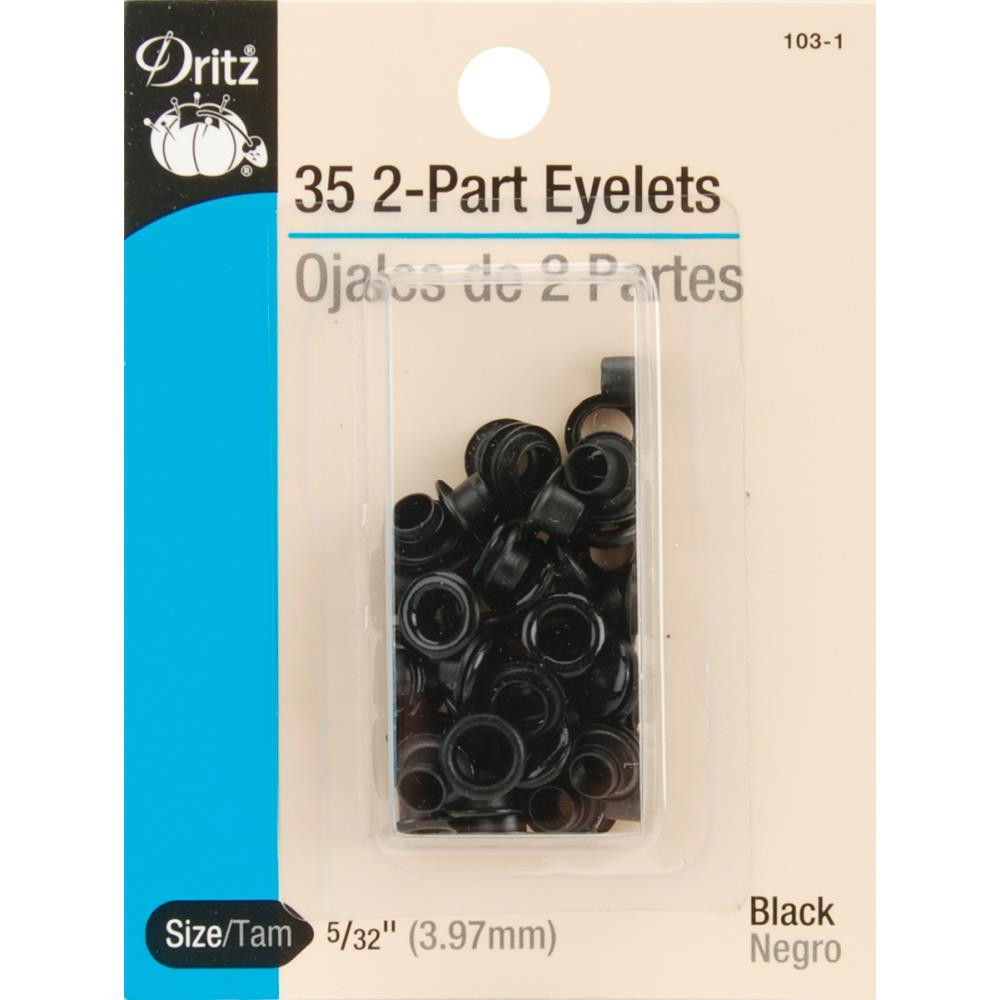 

Металические люверсы от Dritz Black - 3,97мм (72879255782)