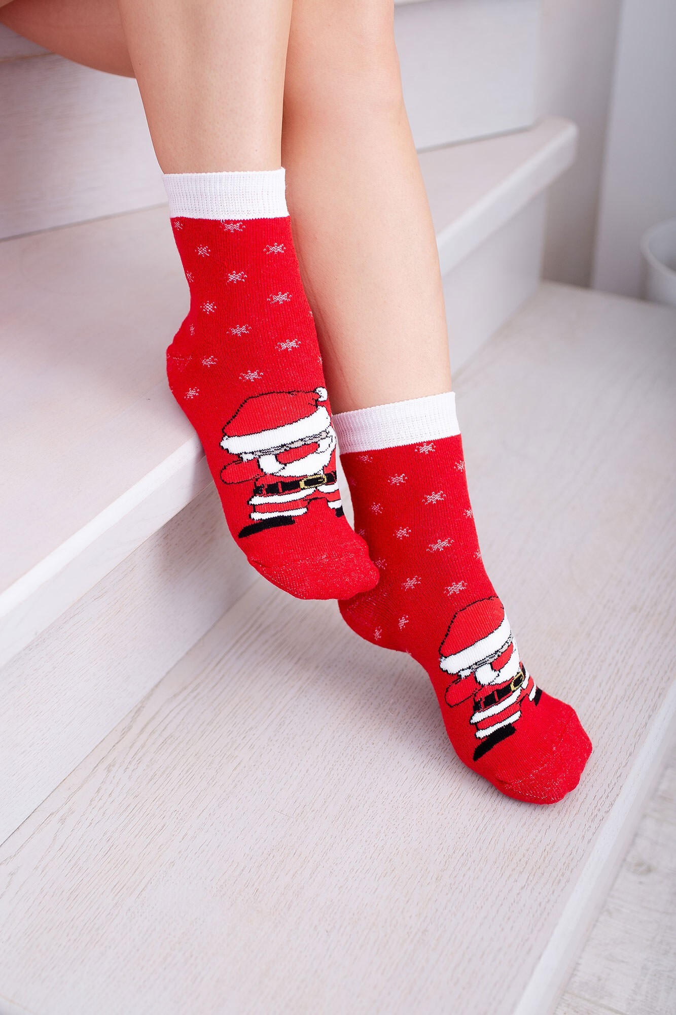 

Шкарпетки Without Santa Dab Woman  Red, Шкарпетки Without Santa Dab Woman 36-40 Red