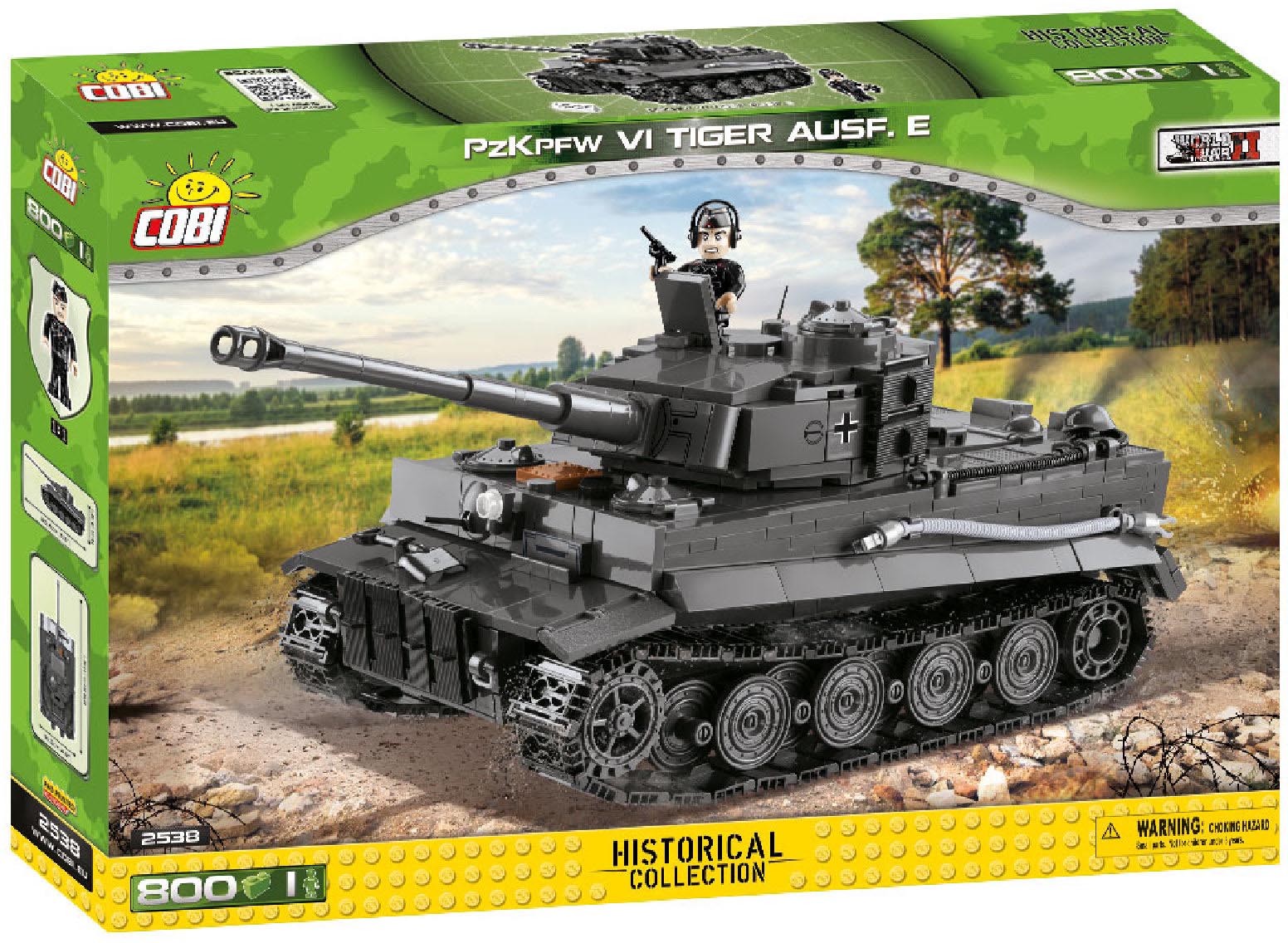 

Конструктор Cobi Вторая Мировая Война Танк Тигр IV 800 деталей (COBI-2538)