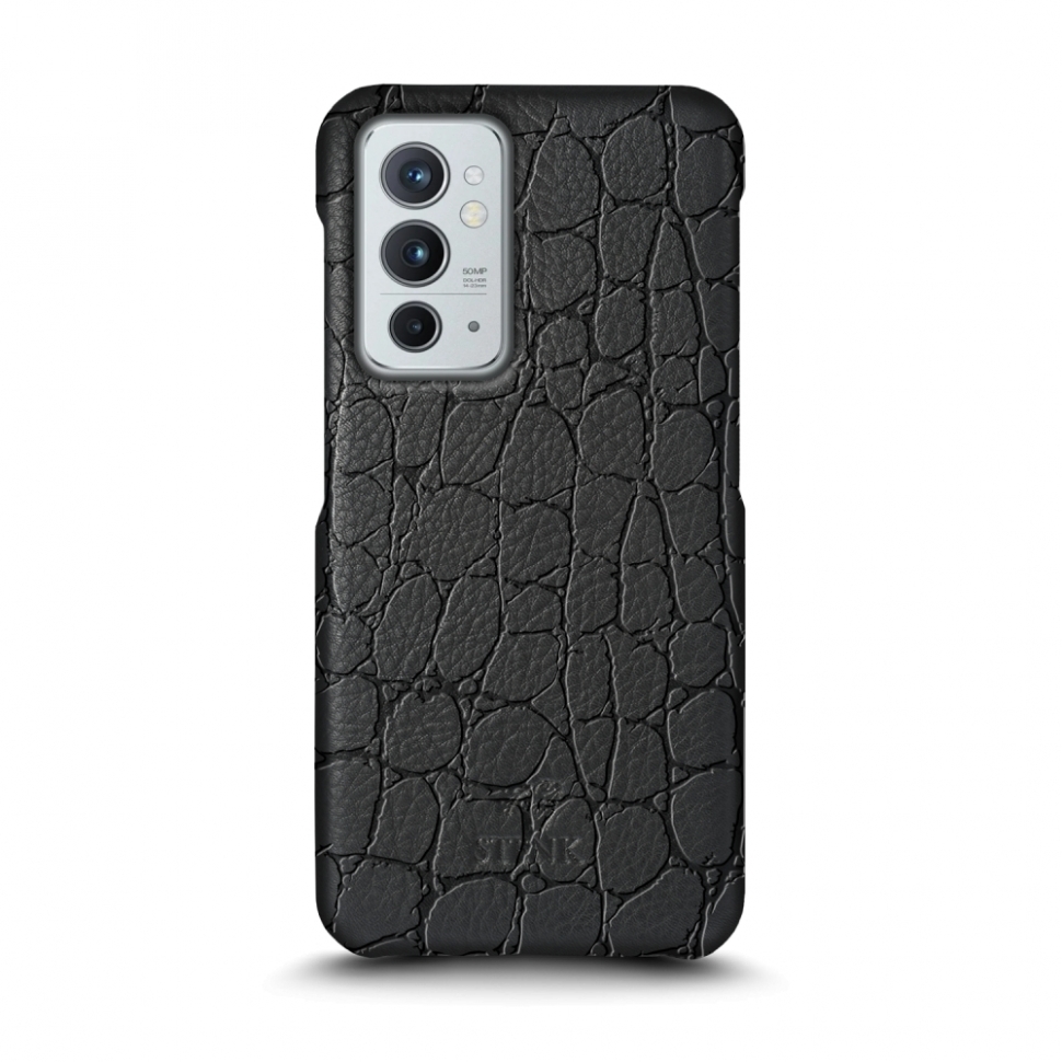 

Кожаная накладка Stenk Reptile Cover для OnePlus 9RT Чёрная