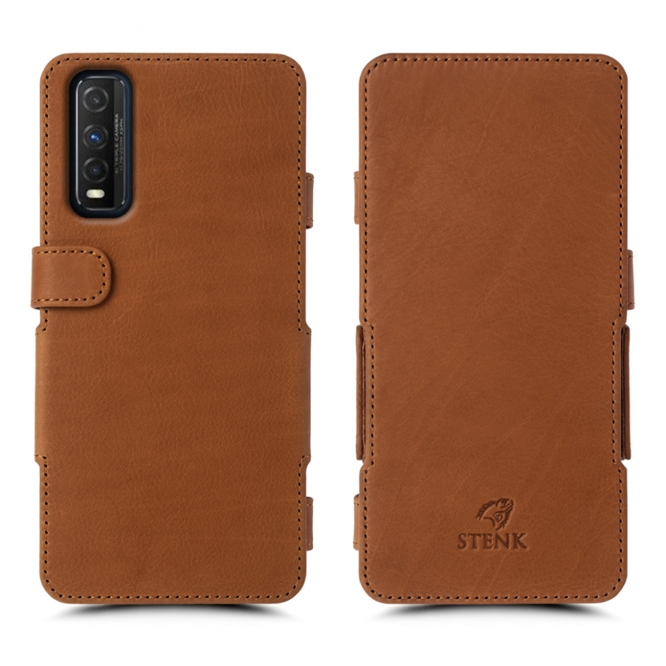 

Чехол книжка Stenk Prime для Vivo iQOO U1 Camel
