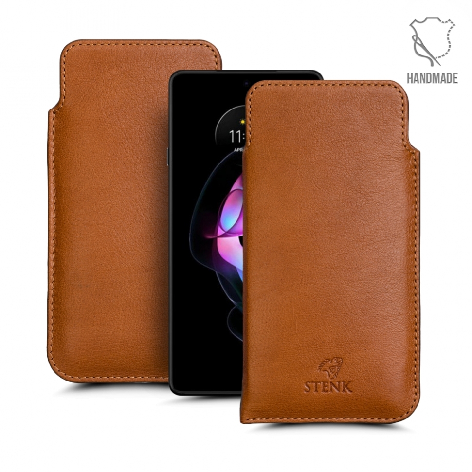 

Футляр Stenk Elegance для Motorola Edge 20 Camel