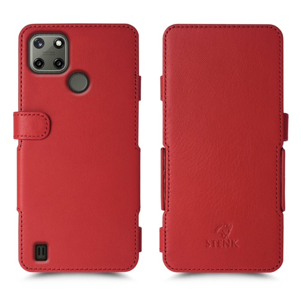 

Чехол книжка Stenk Prime для Realme C25Y Красный