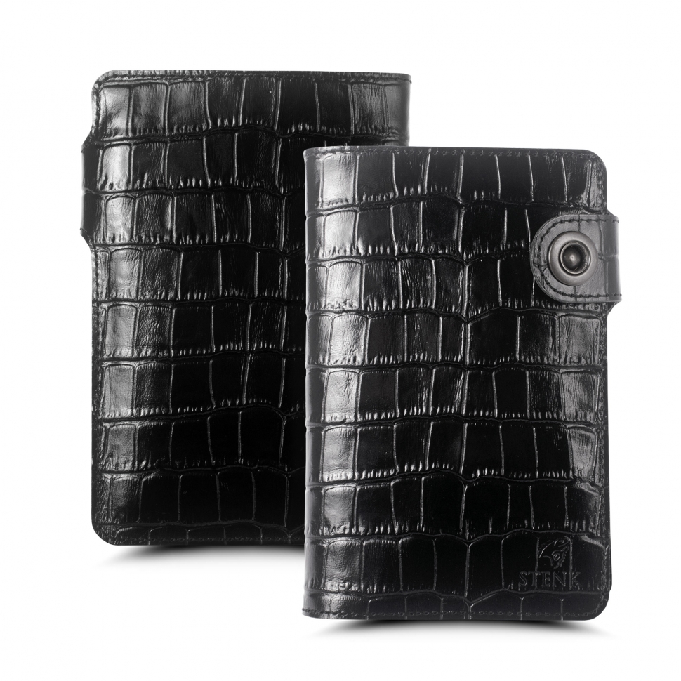 

Портмоне для документов Stenk Voyager Crocodile Black