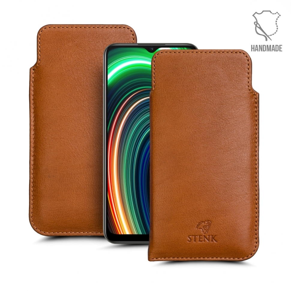

Футляр Stenk Elegance для Realme C25Y Camel