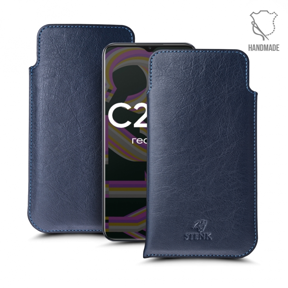 

Футляр Stenk Elegance для Realme C21Y Синий