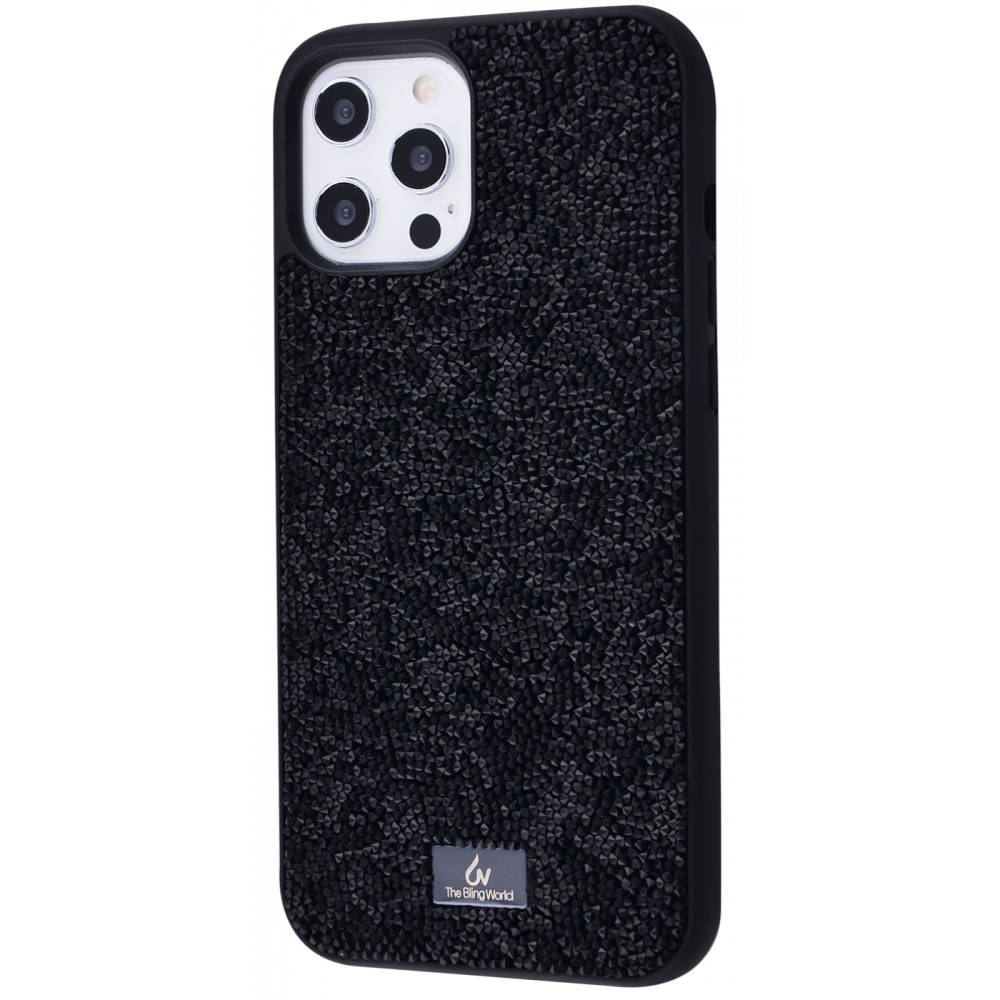 

Чехол с камнями и блёстками Bling World Grainy Diamonds (TPU) iPhone 11 Pro Max black Черный