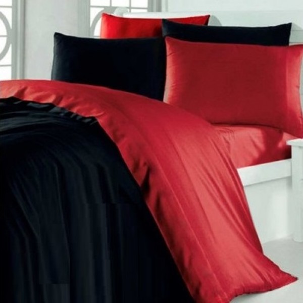 

Комплект постельного белья Евро Auera РАНФОРС COLOR MIX BLACK AND RED 200х240