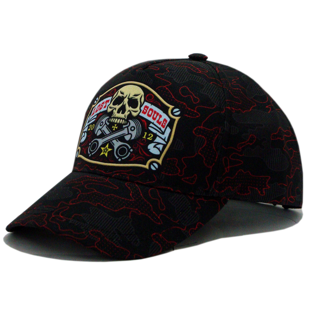 

Бейсболка AMG Lost Souls "Red Mechanic" L 0836