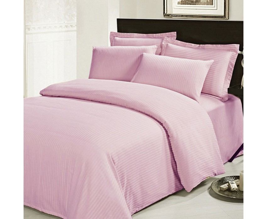 

Полуторное постельное белье Auera СТРАЙП САТИН PINK-MILK 145х210