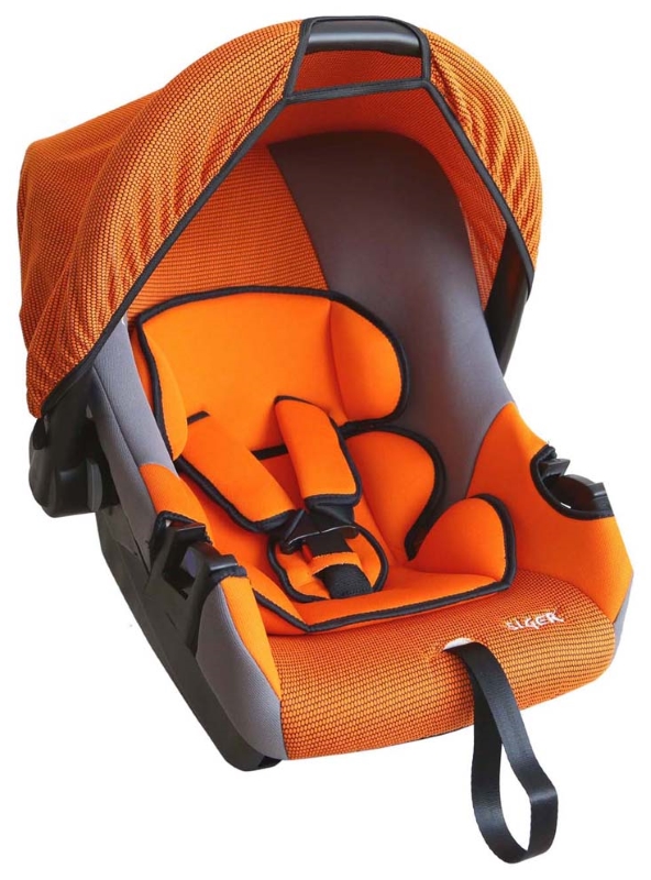 

Детское автокресло Siger Эгида Люкс, цвет: оранжевый, группа 0+ (возраст 0-15 мес, вес 0-13 кг), (ремень безопасности)