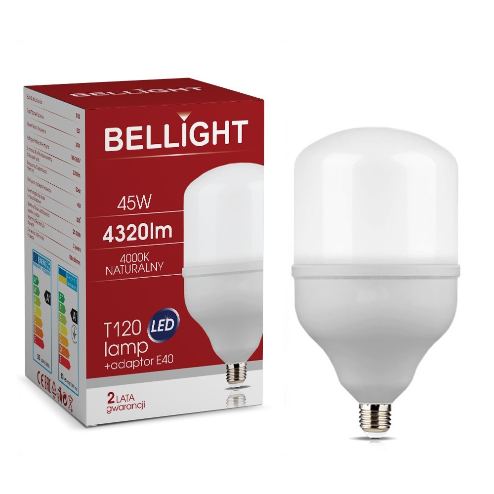 

Светодиодная лампа LED T120 220V/45W E27 4000K