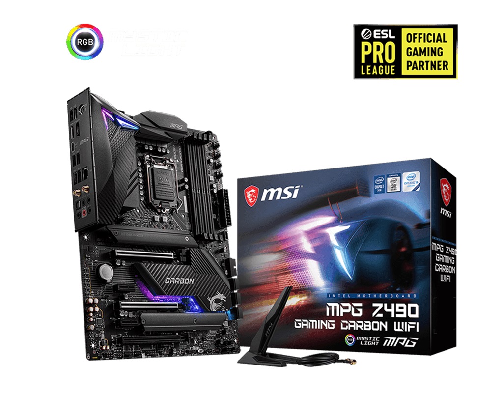 

Материнская плата MSI MPG Z490 Gaming Carbon WiFi (MPG Z490) Over-Stock