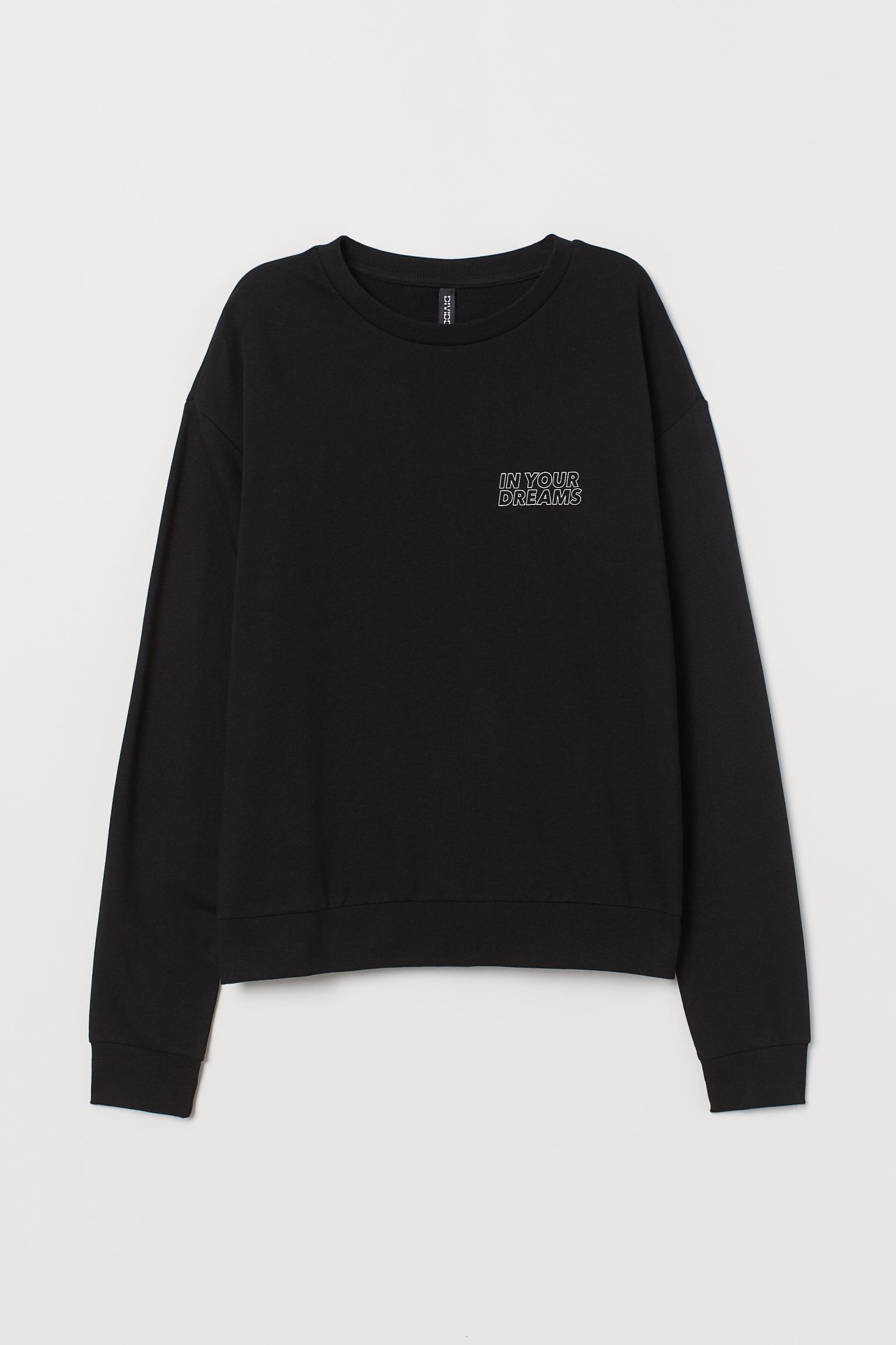 

Свитшот H&M  черный надписи 1512754267, Свитшот H&M XS черный надписи 1512754267