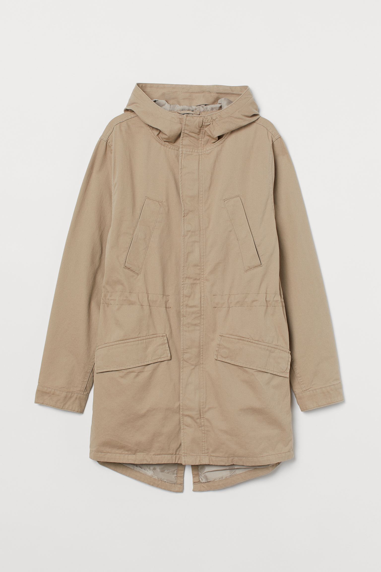 

Парка H&M  светло бежевый 1312893416, Парка H&M XL светло бежевый 1312893416