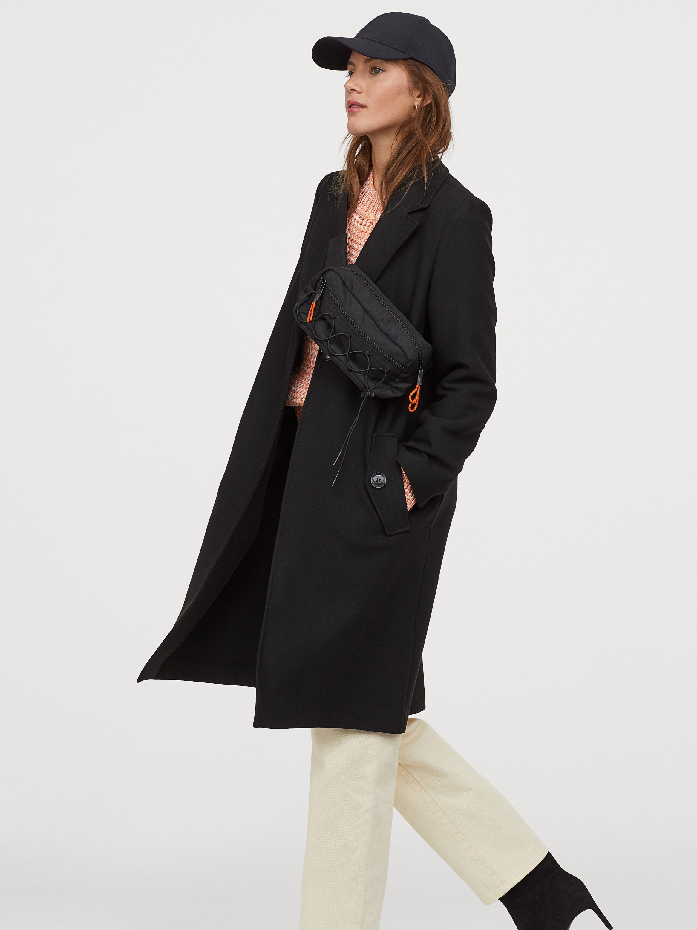 

Пальто H&M 060852513_black  Черное, Пальто H&M 060852513_black XS Черное
