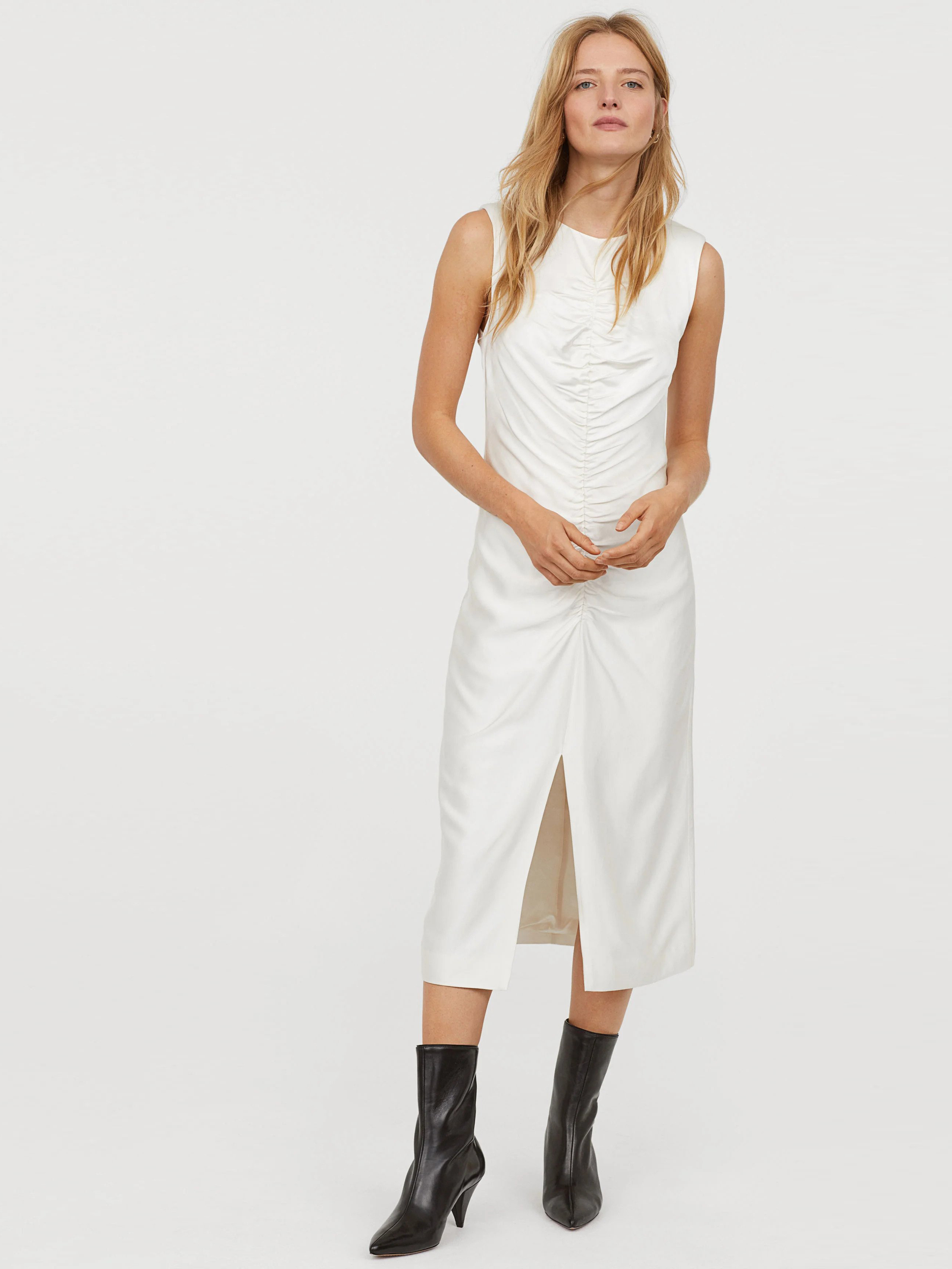 

Платье H&M 060699273  Белое, Платье H&M 060699273 44 Белое