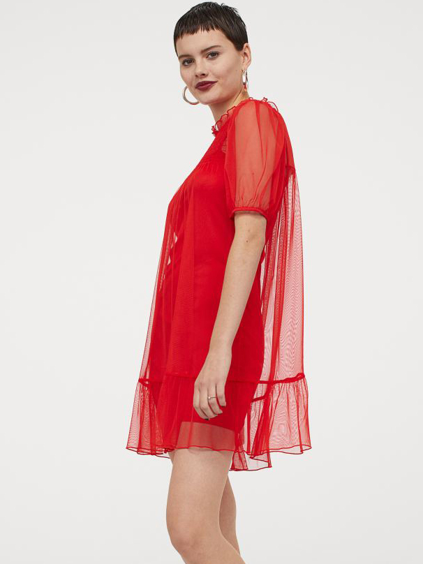 

Платье H& 060928352_red М Красное, Платье H&M 060928352_red М Красное