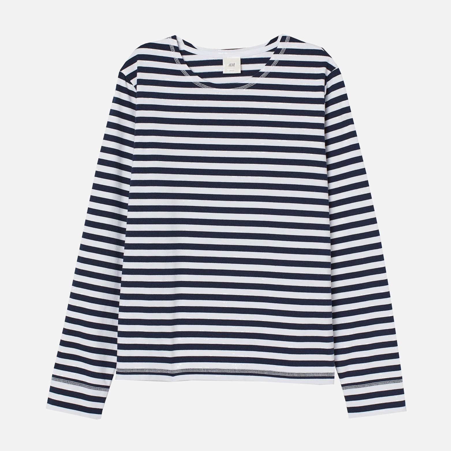 

Лонгслив H&M 060869473 L Темно-синий