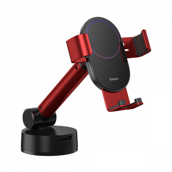 

Автодержатель Baseus Simplism Gravity Car Mount With Suction Base red