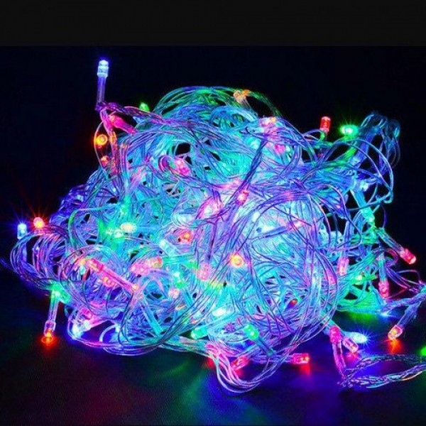 

Гирлянда с прозрачным проводом 200 LED 20 м разноцветная Prolight (D-2019090899)