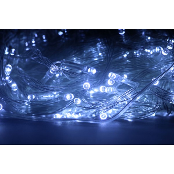 

Гирлянда с прозрачным проводом 200 LED 20 м белая Prolight (D-2019090901)