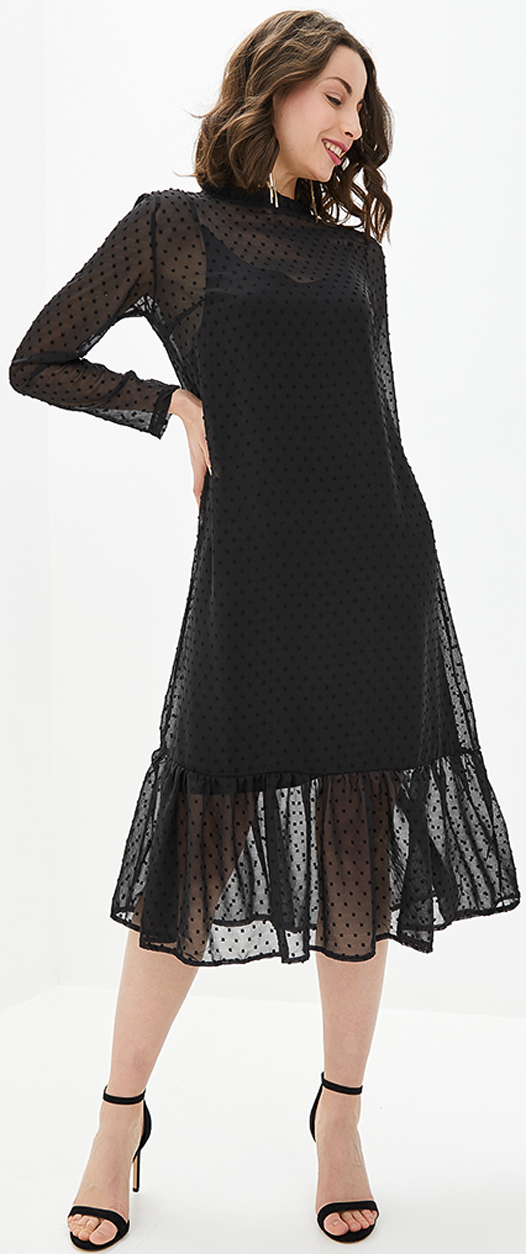 

Платье Lilove 035-2 XXXL (54-56) Черное