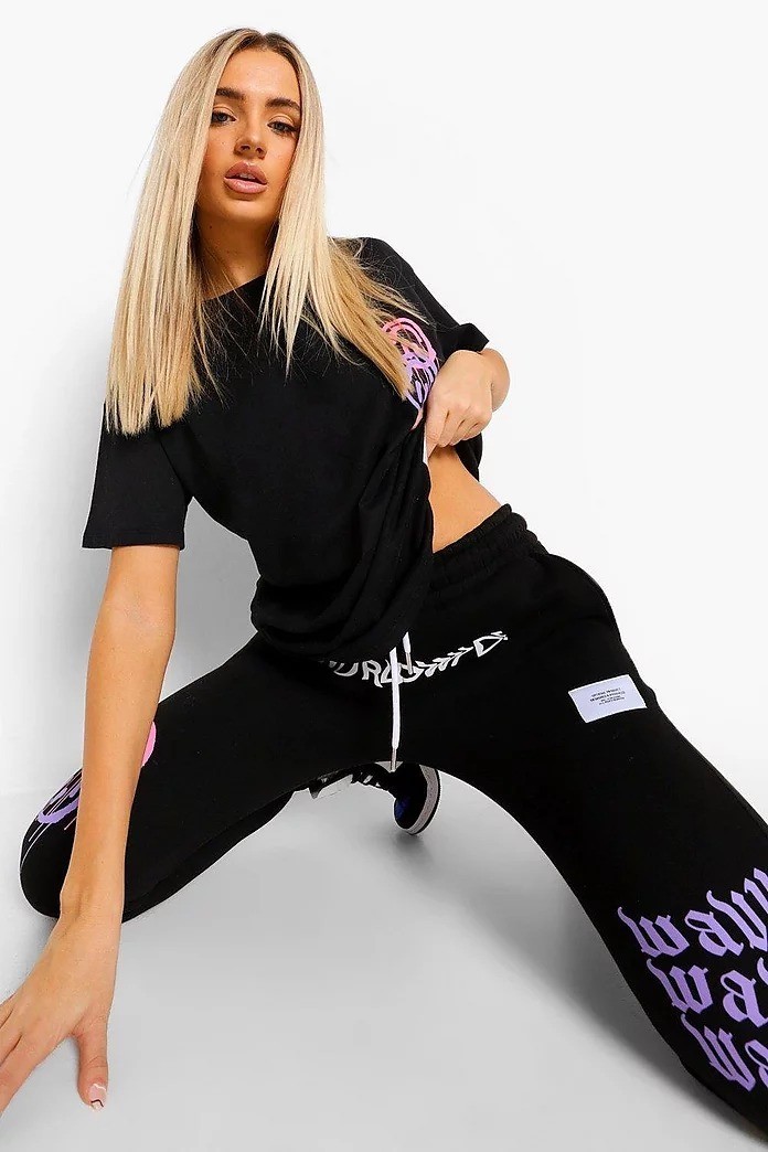 

Футболка Boohoo S черный 520321500044