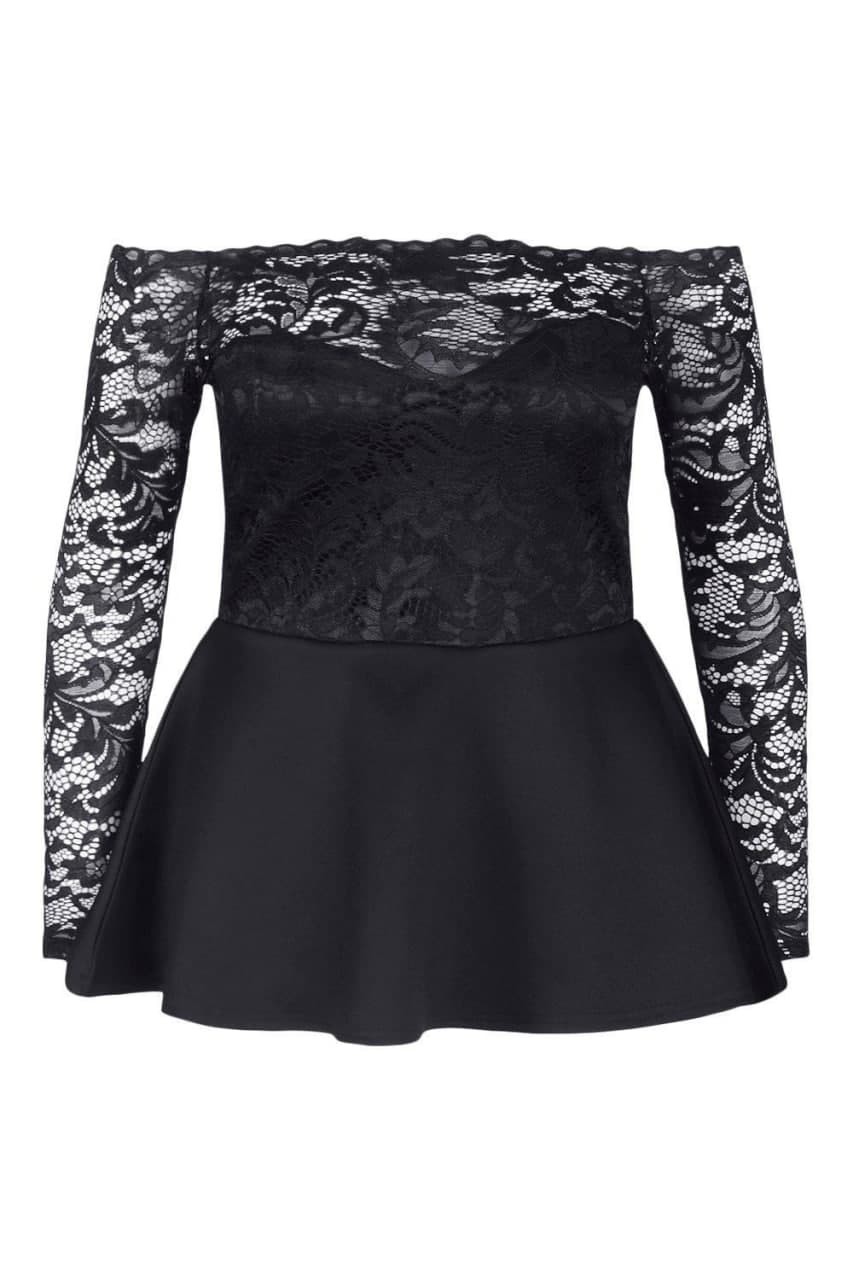 

Топ Boohoo 56 черный 8520123003471