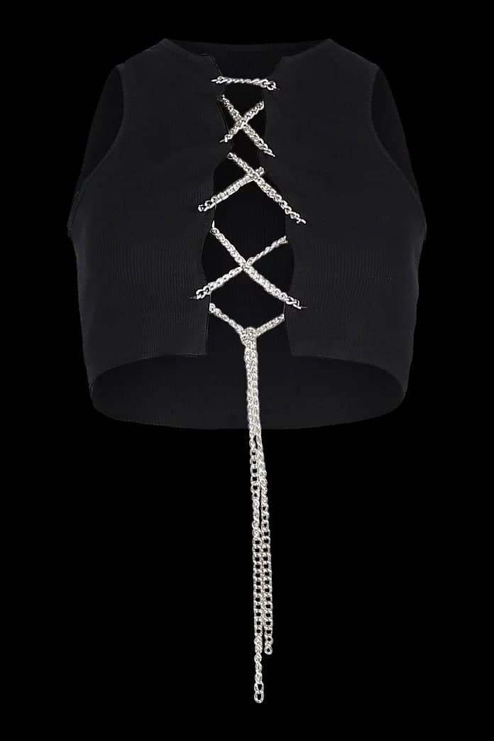 

Топ Boohoo  черный 8520123003550, Топ Boohoo 40 черный 8520123003550