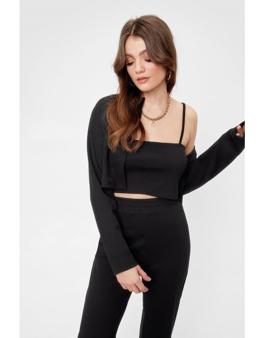 

Топ Nasty gal 38 черный 8520123003657