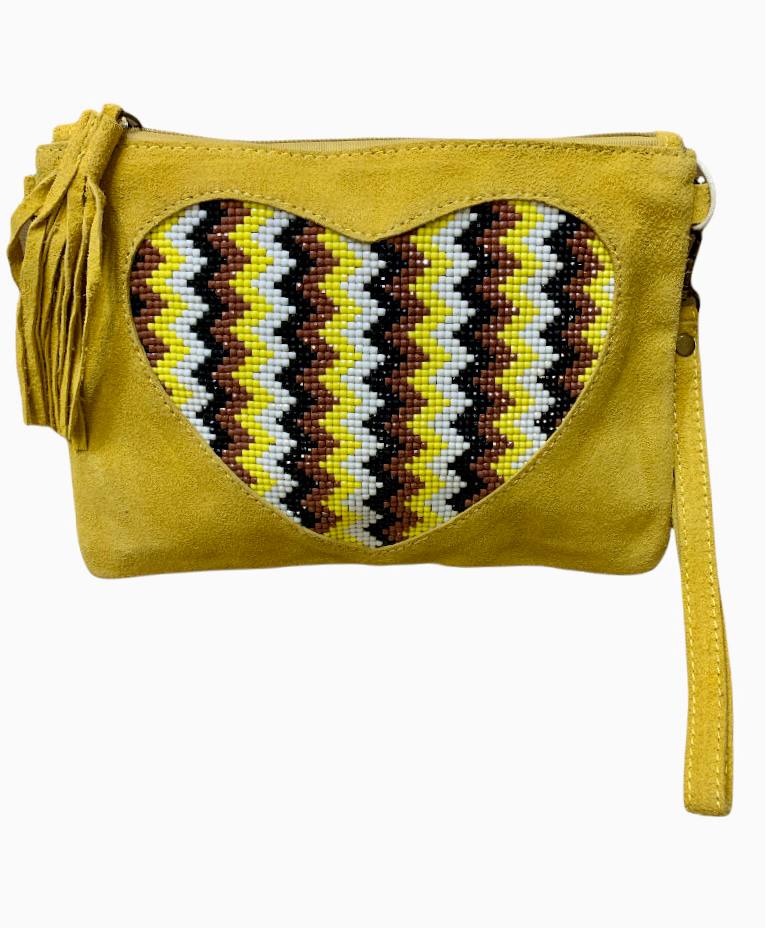 

Клатч Amelie Pelletteria 10056_yellow2 Кожаный Желтый