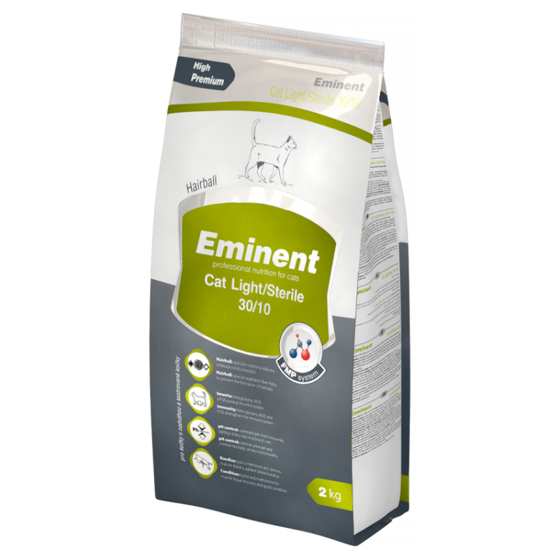 

Eminent Cat Light / Sterile корм для стерилизованных котов и кошек при избыточном весе 2 кг