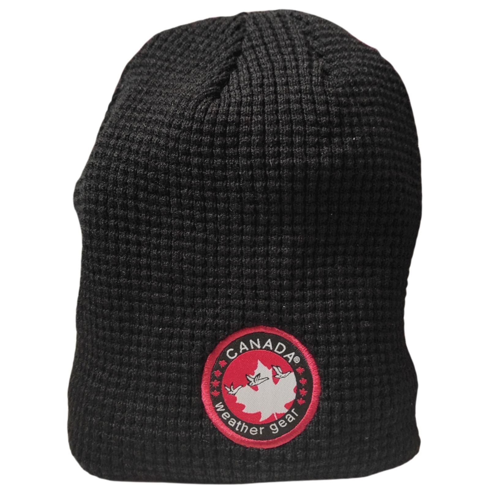

Шапка Canada weather gear вязаная с подкладкой из искусственного меха, черный