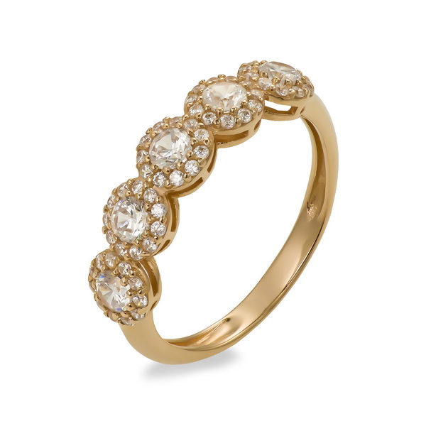 

Женское кольцо Империя Золота КВ818(в)и Красное золото Размер 16