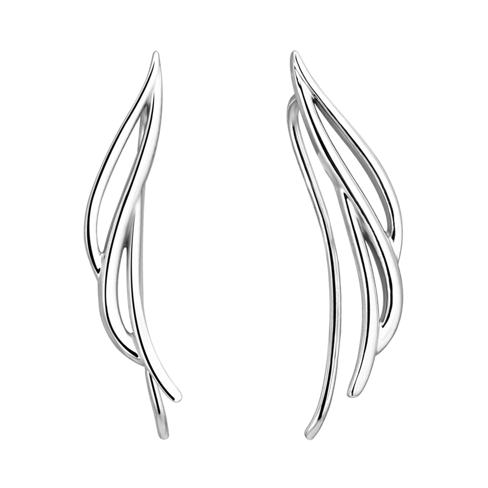 

Серьги-каффы из белого золота 000140744
