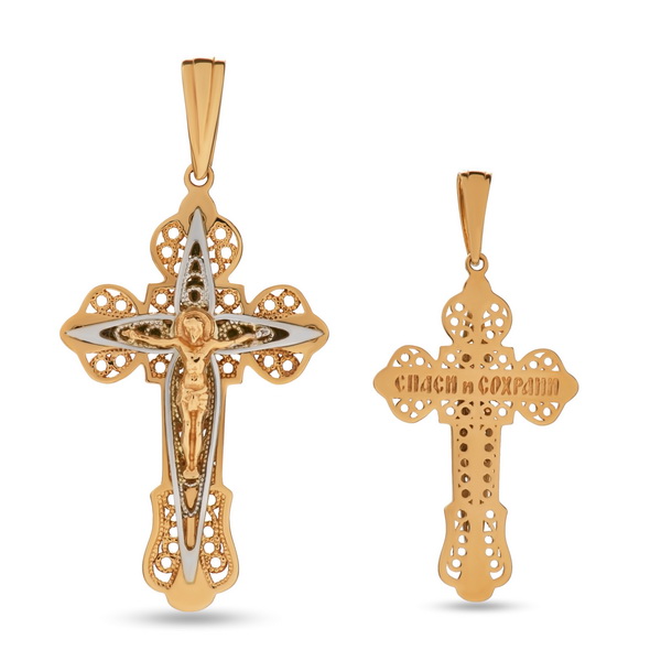 

Крестик Империя Золота КР318и Красное золото