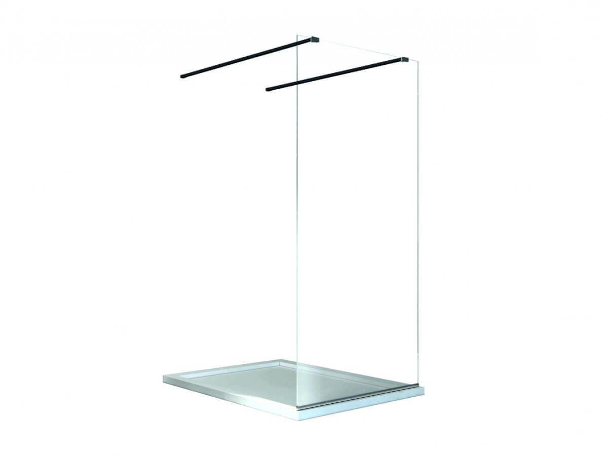 

Душова кабіна Besco Aveo Due Black 140x195, прозоре скло (ADB-140-195C)