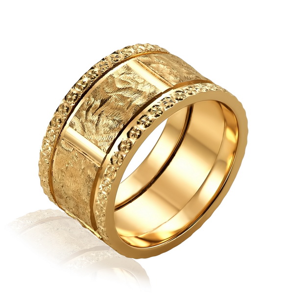 

Мужское кольцо ОК317, Красное золото, Размер 19