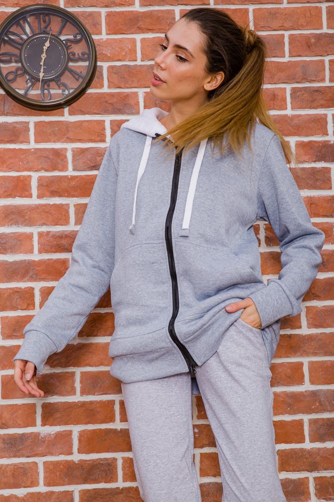 

Кофта AGER - Светло-серый 102R259, Кофта AGER 4XL-5XL Светло-серый 102R259