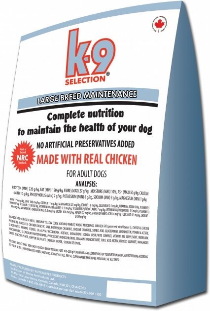 

Сухой корм для собак крупных пород K9 Large Breed 20 кг