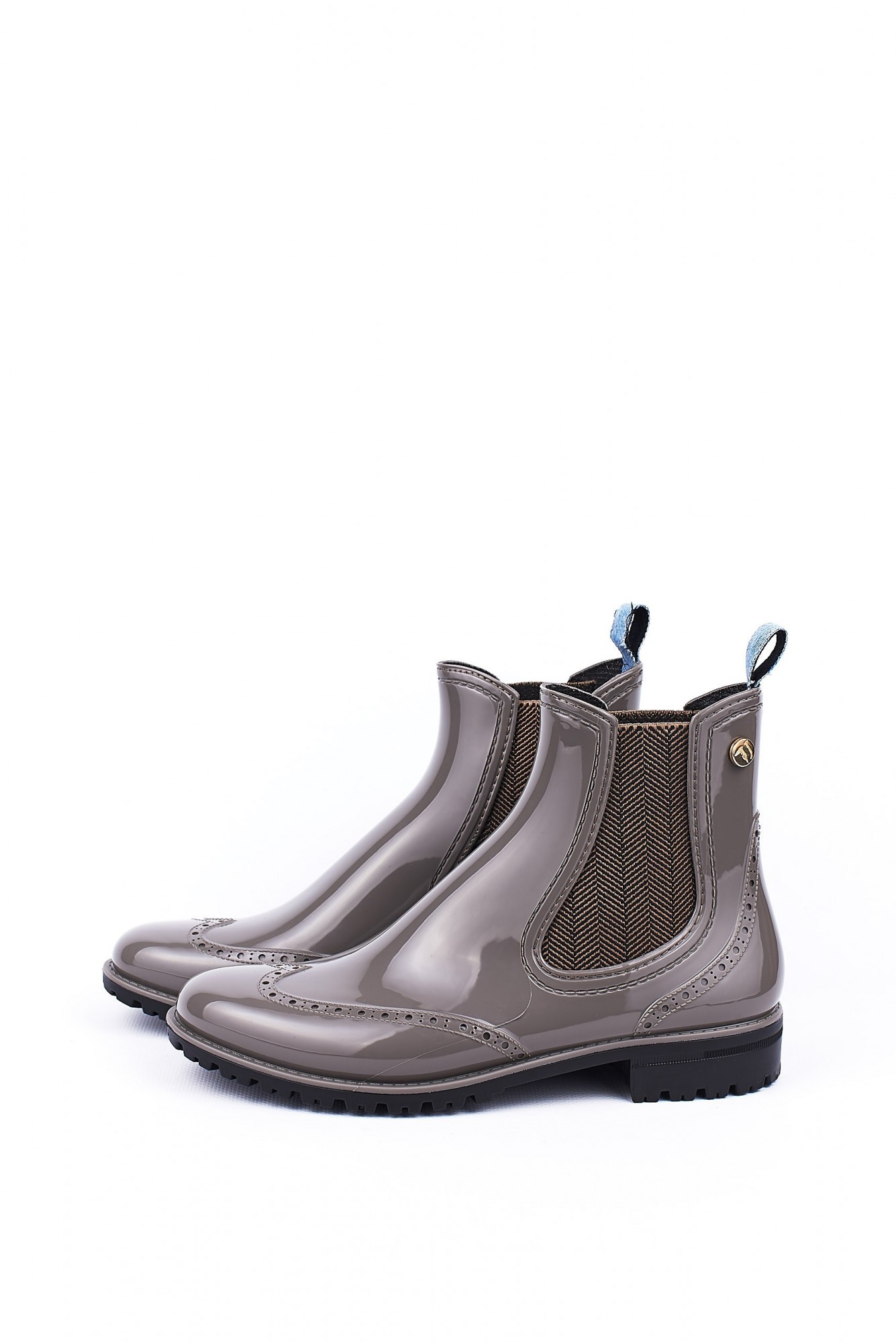 

Ботинки резиновые Trussardi 41 Кофейный 261