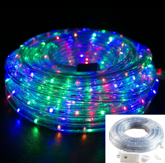 

Гирлянда Xmas LED Rope light Шланг 10M Мультицветная RGB уличная