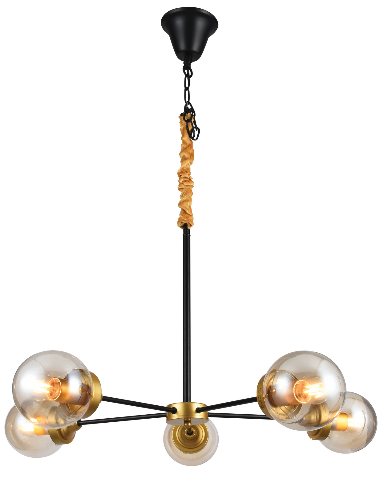 

Люстра Wunderlicht MF6719-45 Е27 5x40W