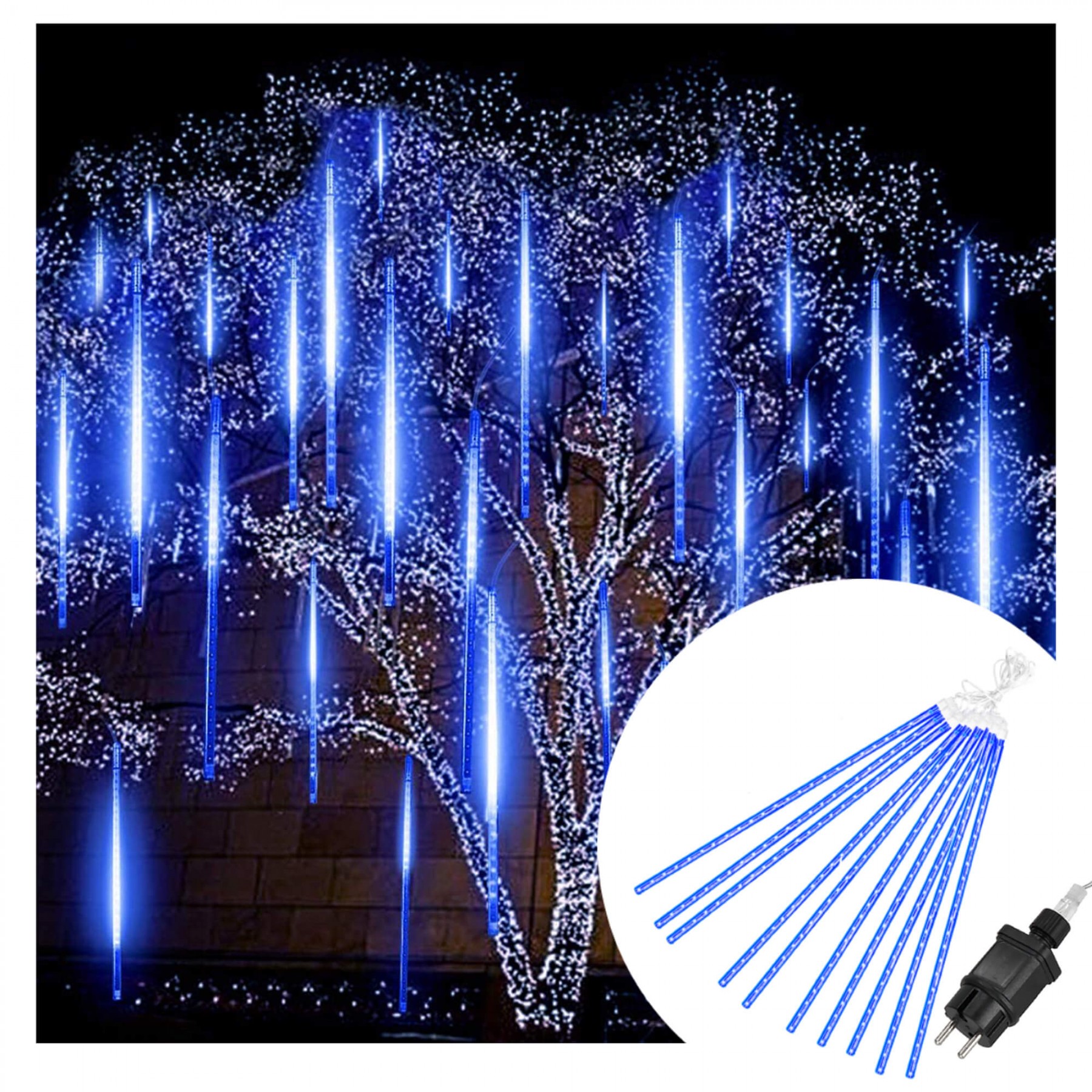 

Гирлянда метеоритный дождь Springos 4 м 480 LED CL1210 Blue