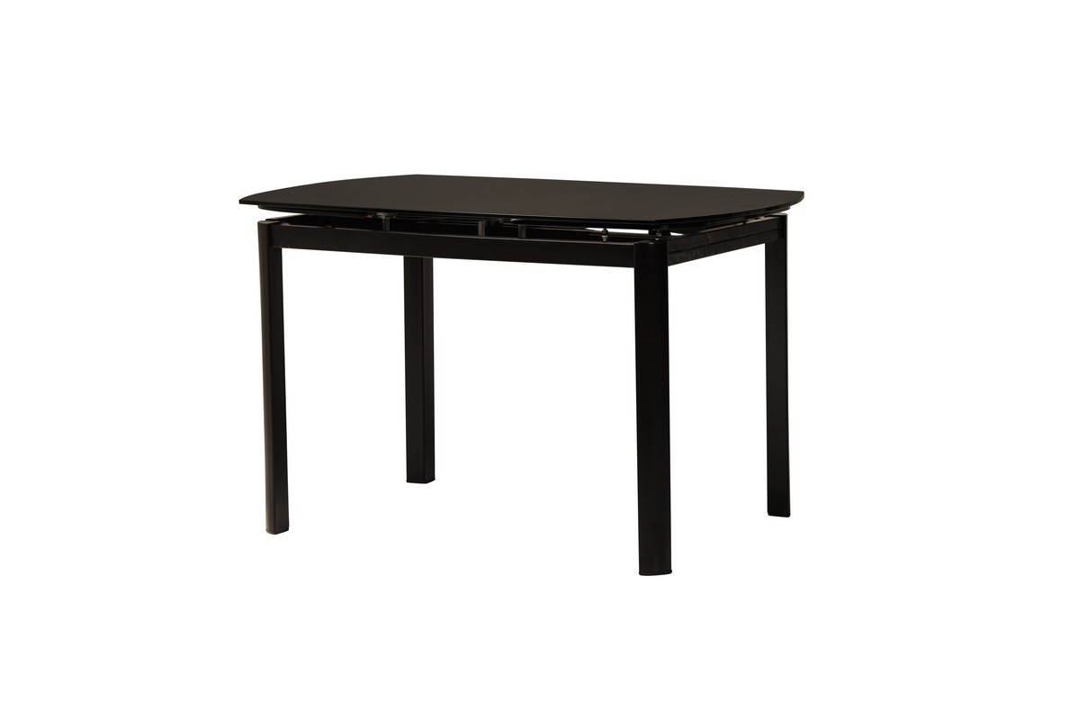 

Стол Роберто 120-180x80x75 см чёрный